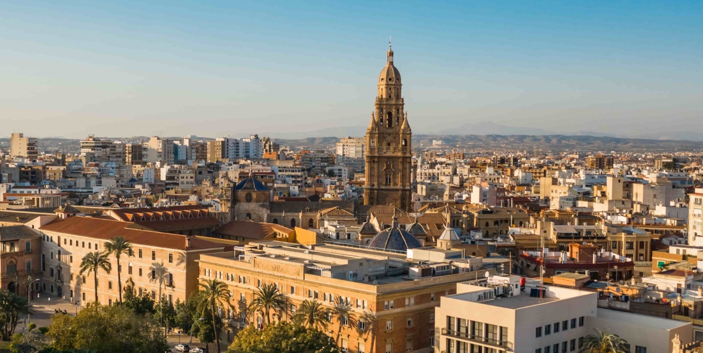 Vista del Oriente de Murcia — Consagración R∴L∴ Murcia York nº 201